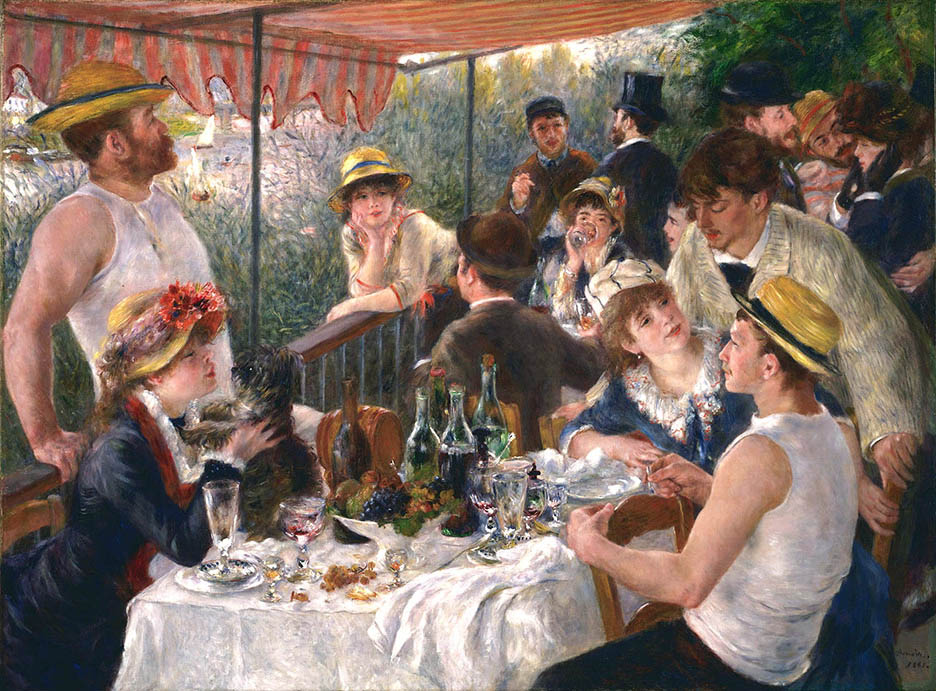 The Boating Party Lunch painting - Pierre Auguste Renoir The Boating Party Lunch art painting